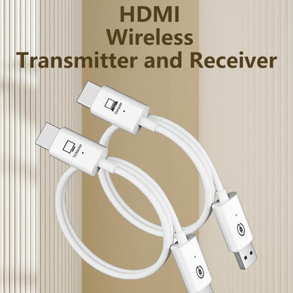 Measy AM18051 HDMI Wireless Transmitter Receiver Screen Mirroring Cable(White)