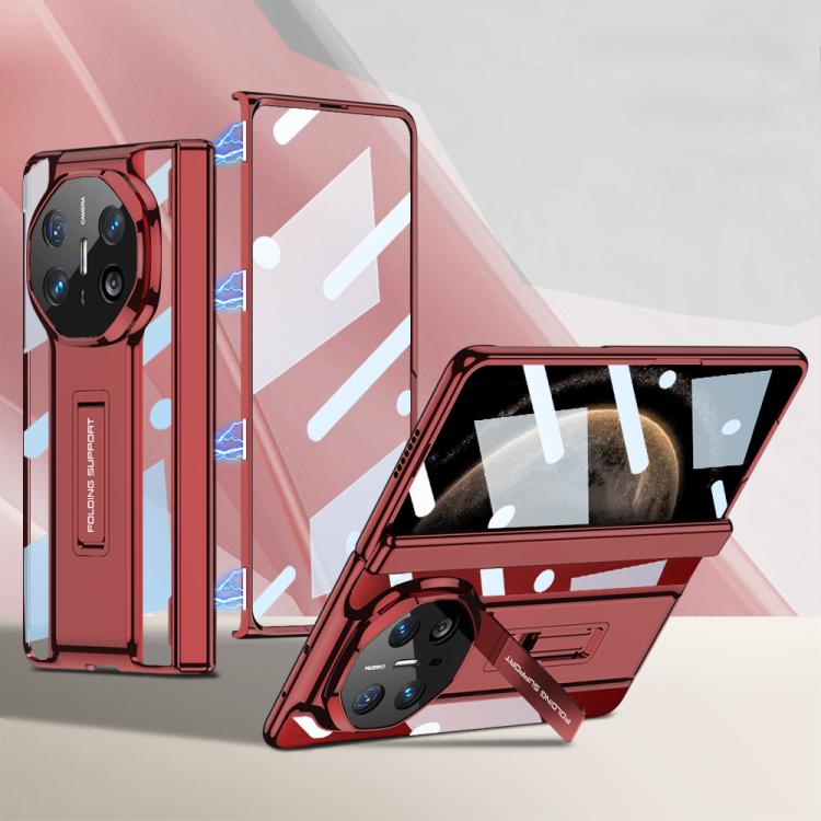 For Huawei Mate X6 GKK Integrated Magnetic Folding Supercar Phone Case(Red)