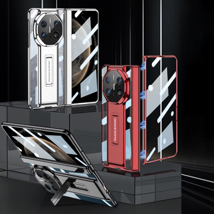 For Huawei Mate X6 GKK Integrated Magnetic Folding Supercar Phone Case(Silver)