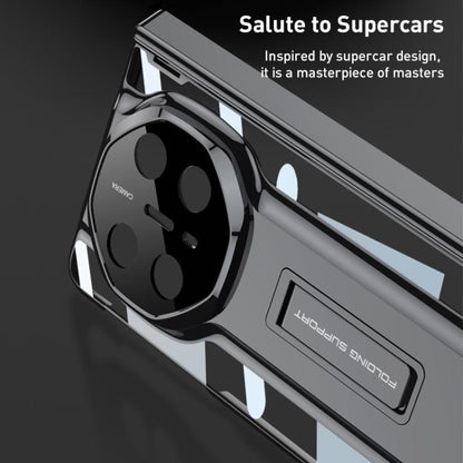 For Huawei Mate X6 GKK Integrated Magnetic Folding Supercar Phone Case(Silver)