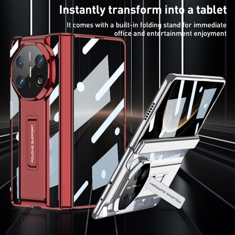 For Huawei Mate X6 GKK Integrated Magnetic Folding Supercar Phone Case(Silver)