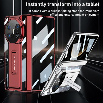 For Huawei Mate X6 GKK Integrated Magnetic Folding Supercar Phone Case(Silver)