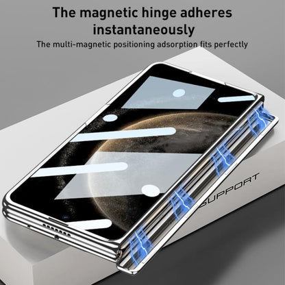 For Huawei Mate X6 GKK Integrated Magnetic Folding Supercar Phone Case(Silver)