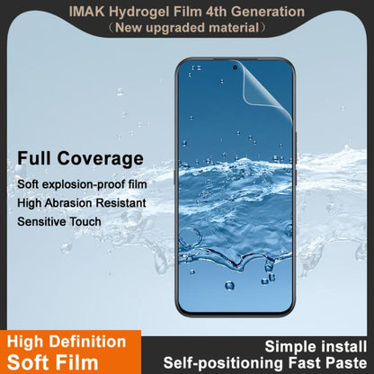 For Meizu Note 16 Pro imak 4th Generation Full Coverage Screen Hydrogel Film Protector