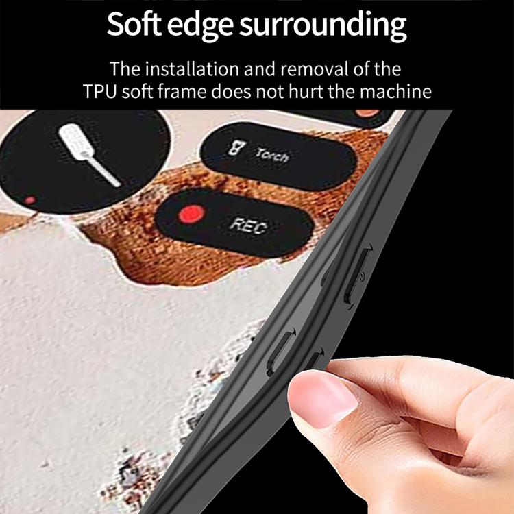 Pour l'étui de téléphone en cuir GKK Skin Feel pour Nothing CMF Phone 2 Pro (Rouge Orange)