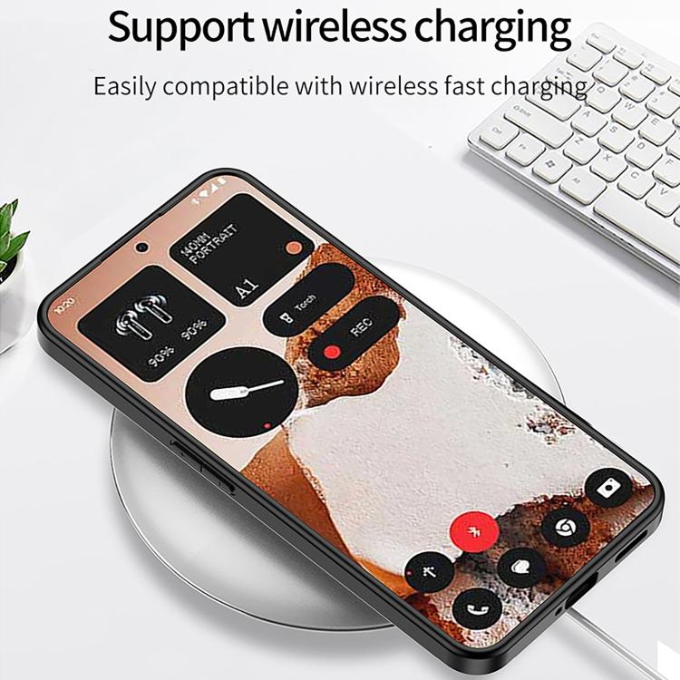 Pour l'étui de téléphone en cuir GKK Skin Feel pour Nothing CMF Phone 2 Pro (Rouge Orange)