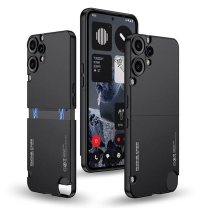 For Nothing CMF Phone 2 Pro GKK Mortise-Tenon Connection Contrast Color Shockproof Phone Case(Black)