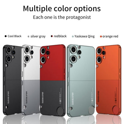 For Nothing CMF Phone 2 Pro GKK Mortise-Tenon Connection Contrast Color Shockproof Phone Case(Black)