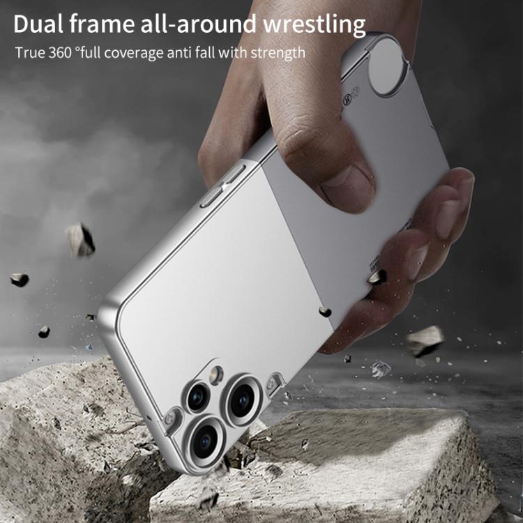 For Nothing CMF Phone 2 Pro GKK Mortise-Tenon Connection Contrast Color Shockproof Phone Case(Black)