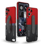 Pour Nothing CMF Phone 2 Pro GKK Étui de téléphone couleur contrastée avec connexion à tenon et mortaise en silicone (rouge noir)