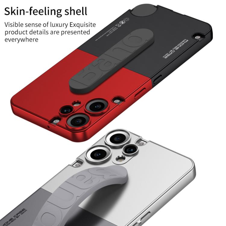 For Nothing CMF Phone 2 Pro GKK Mortise-Tenon Connection Contrast Color Phone Case with Silicone Wristband(Black)