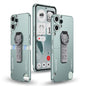 For Nothing CMF Phone 2 Pro GKK Mortise-Tenon Connection Contrast Color Phone Case with Ring Wrist Strap(Blue)
