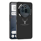 For Nothing Phone 3a Pro GKK Skin Feel Leather Elk Phone Case(Carbon Fiber)