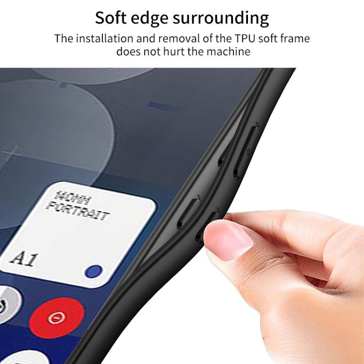 For Nothing Phone 3a Pro GKK Skin Feel Leather Elk Phone Case(Carbon Fiber)