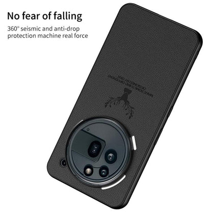 For Nothing Phone 3a Pro GKK Skin Feel Leather Elk Phone Case(Carbon Fiber)