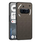 For Nothing Phone 3a GKK Skin Feel Leather Nylon Phone Case(Brown)