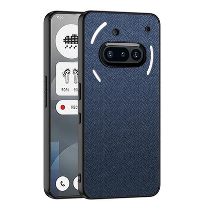 For Nothing Phone 3a GKK Skin Feel Leather Nylon Phone Case(Blue)