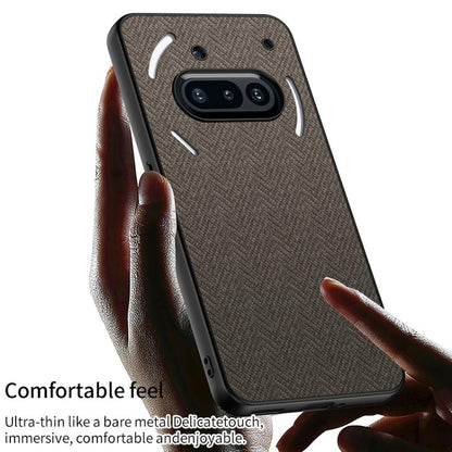 For Nothing Phone 3a GKK Skin Feel Leather Nylon Phone Case(Blue)
