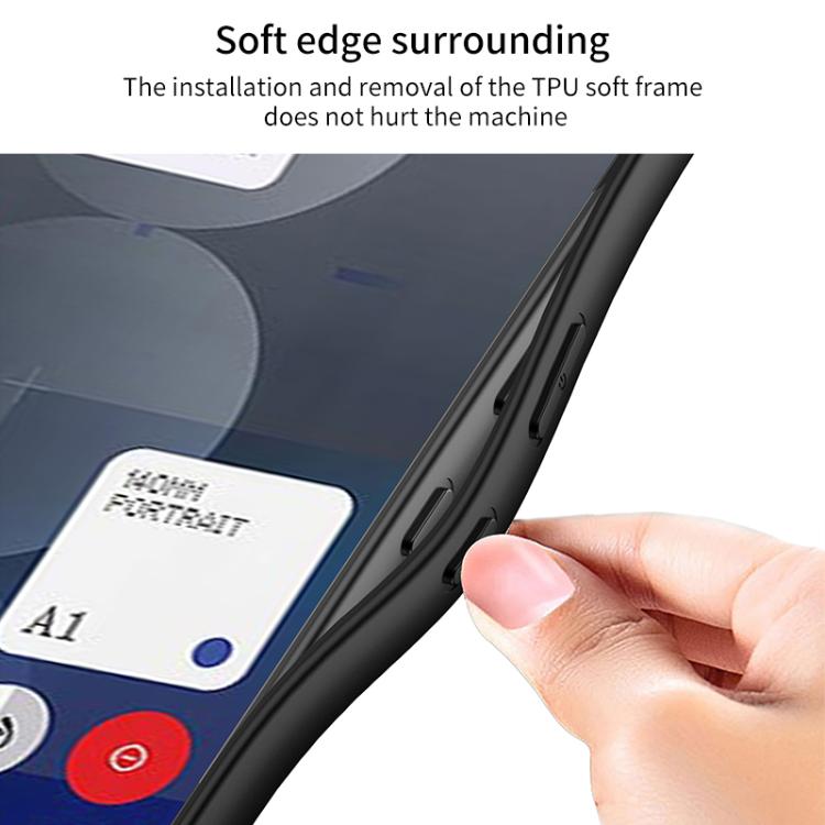 For Nothing Phone 3a Pro GKK Skin Feel Leather Nylon Phone Case(Blue)