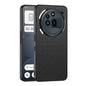 Pour Nothing Phone 3a Pro GKK Étui de téléphone en nylon effet cuir (noir)