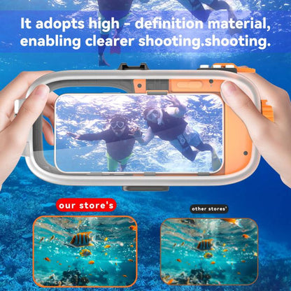 RedPepper Diving Case 15m Waterproof Protective Case for iPhone / Samsung / vivo / Huawei / Xiaomi(Black)