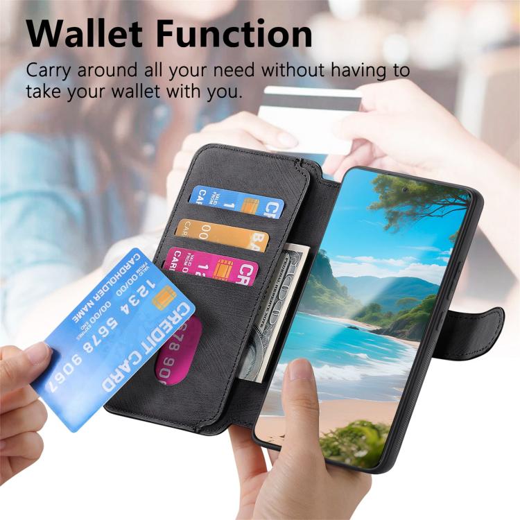 For Nothing Phone 3a CaseNeo MagSafe RFID Anti-theft Retro Leather Phone Case(Black)
