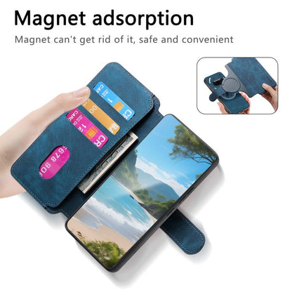 For Nothing Phone 3a CaseNeo MagSafe RFID Anti-theft Retro Leather Phone Case(Blue)