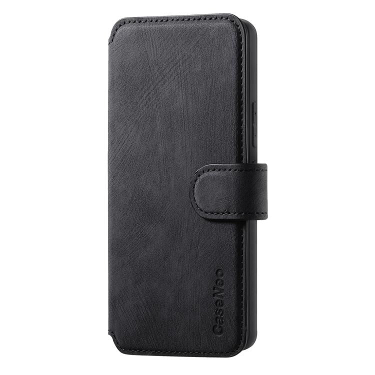 For Nothing Phone 3a Pro CaseNeo MagSafe RFID Anti-theft Retro Leather Phone Case(Black)