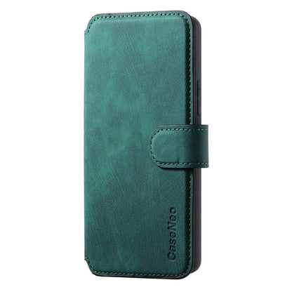 Pour Nothing Phone 3a Pro CoqueCoque de téléphone rétro en cuir anti-vol RFID Neo MagSafe (Vert)