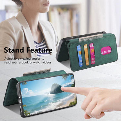 Pour Nothing Phone 3a Pro CoqueCoque de téléphone rétro en cuir anti-vol RFID Neo MagSafe (Vert)