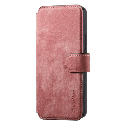 For Nothing Phone 3a Pro CaseNeo MagSafe RFID Anti-theft Retro Leather Phone Case(Pink)