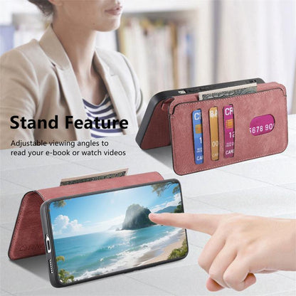 For Nothing Phone 3a Pro CaseNeo MagSafe RFID Anti-theft Retro Leather Phone Case(Pink)