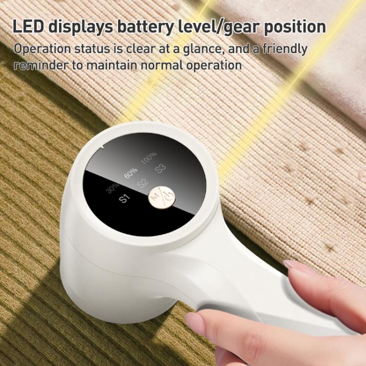 Yesido EC19 Smart Digital Display Single Head Hair Ball Trimmer(Beige)