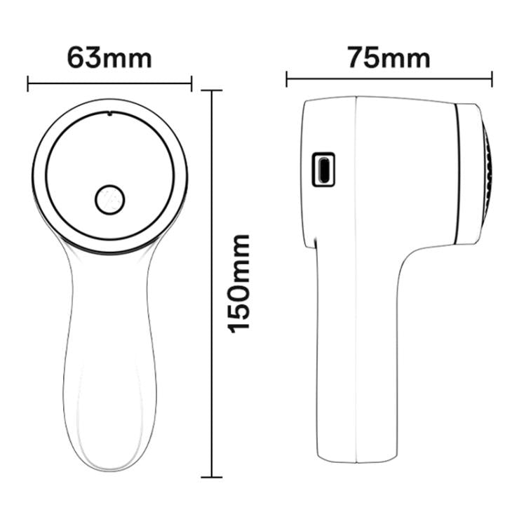 Yesido EC19 Smart Digital Display Single Head Hair Ball Trimmer(Beige)
