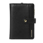DUX DUCIS PU Leather RFID Multi-card Wallet with Lanyard(Black)