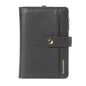 DUX DUCIS PU Leather RFID Multi-card Wallet with Lanyard(Grey)