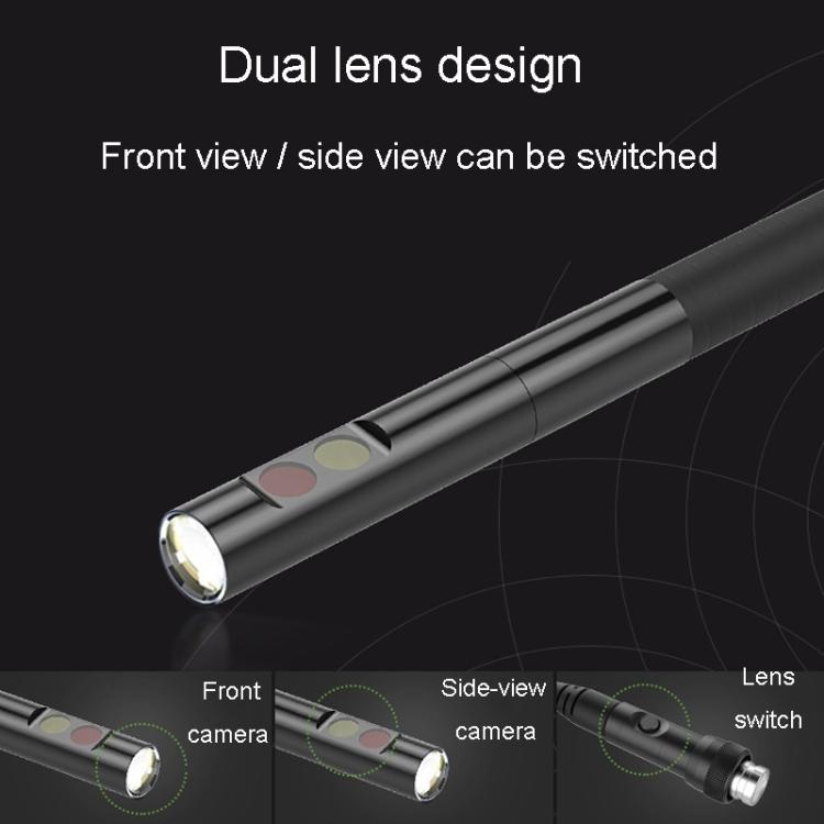 TESLONG NTS500 Industrial Pipeline Endoscope with 5 inch HD Screen, Model:5.5mm Single Lens / 3m