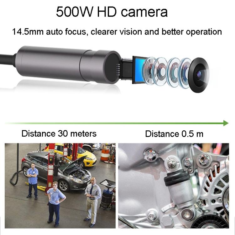 TESLONG NTS500 Industrial Pipeline Endoscope with 5 inch HD Screen, Model:5.5mm Single Lens / 3m