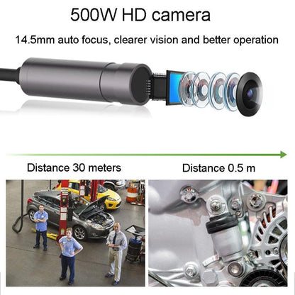 TESLONG NTS500 Industrial Pipeline Endoscope with 5 inch HD Screen, Model:5.5mm Single Lens / 3m