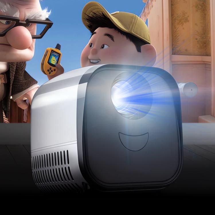 VIVIBRIGHT L1 Basic 480x240P 60ANSI LCD + LED Smart Projector, UK Plug(Silver)