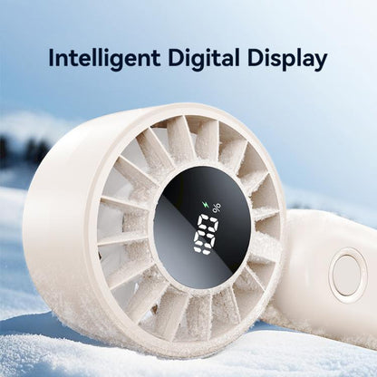 USAMS ZB352 Digital Display Folding Handheld Mini Fan(Black)