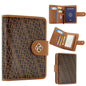 Porte-cartes passeport multifonctionnel en cuir VIETAO VT-ZP-240 (café)