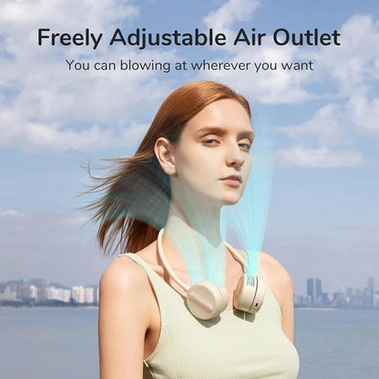 JisuLife FA25 Outdoor Sports Portable Neck Fan Life1(Green)