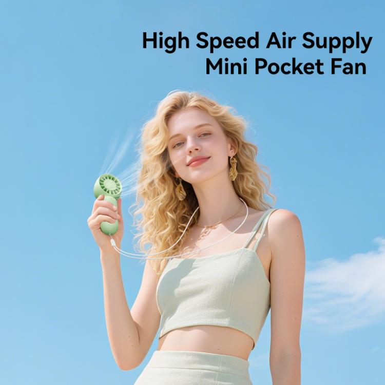 USAMS ZB354 Handheld Mini Pocket Fan(Green)