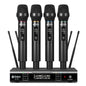 DEBRA UX-400 UHF Wireless Rechargeable Microphone System 4-in-1(EU Plug)