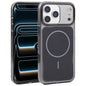 For iPhone 17 Pro Max DFANS DESIGN Original Series PC Transparent Thin Circle MagSafe Phone Case(Black)