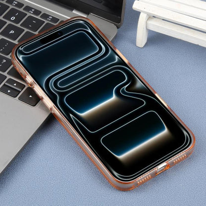 For iPhone 17 Pro Max DFANS DESIGN Original Series PC Transparent Thin Circle MagSafe Phone Case(Orange)