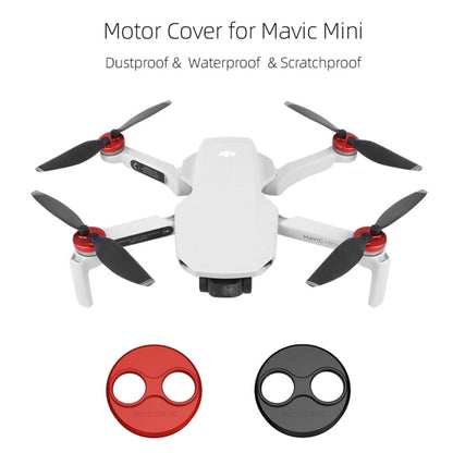 Sunnylife Dust-proof Waterproof Aluminum Alloy Motor Cover for DJI Mini 3 Pro/Mavic Mini/Mini SE(Black)