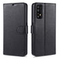 For OPPO Realme 7 4G AZNS Sheepskin Texture Horizontal Flip Leather Case with Holder & Card Slots & Wallet(Black)