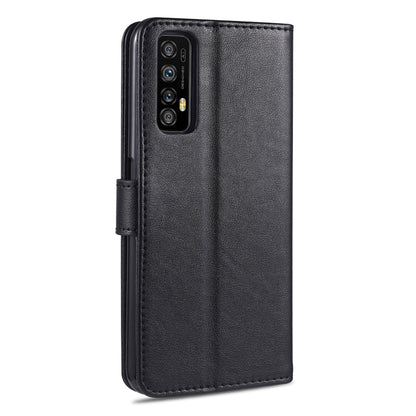 For OPPO Realme 7 4G AZNS Sheepskin Texture Horizontal Flip Leather Case with Holder & Card Slots & Wallet(Black)